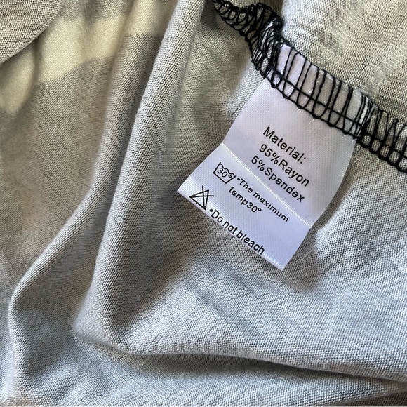 Summer Dress Black & White Horizontal Stipes With Pockets “Pose She” 2XL Pockets - Picture 3 of 6